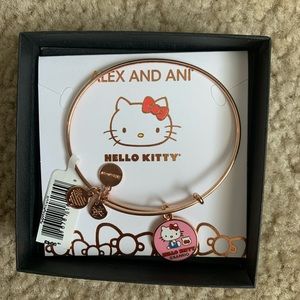 NWT Alex and Ani Hello Kitty Rose gold bracelet
